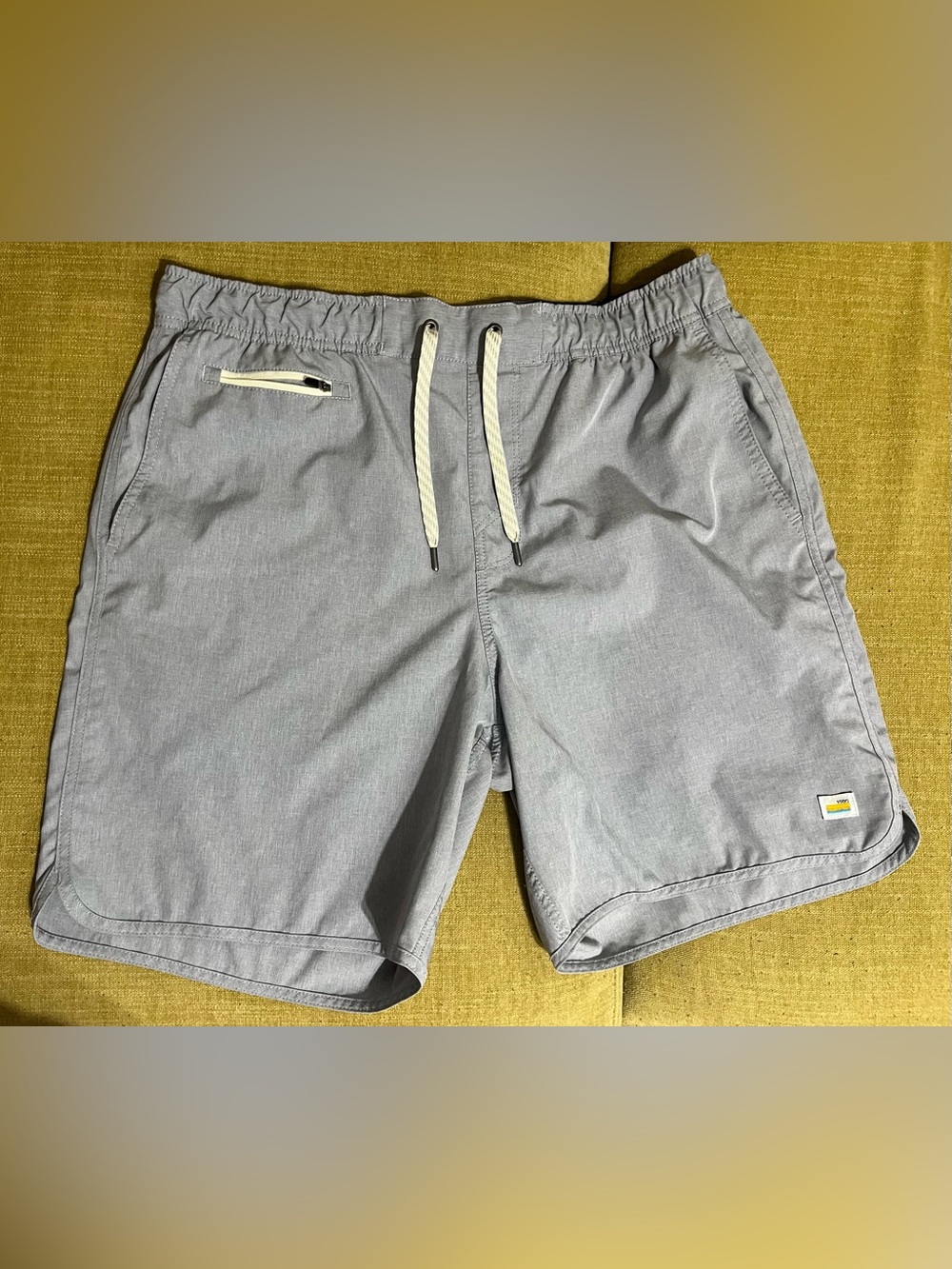 Vuori Light Gray Men's Shorts